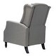 preview thumbnail 85 of 87, Debora Wingback Button Tufted Push-back Recliners Set of 2 by HULALA HOME