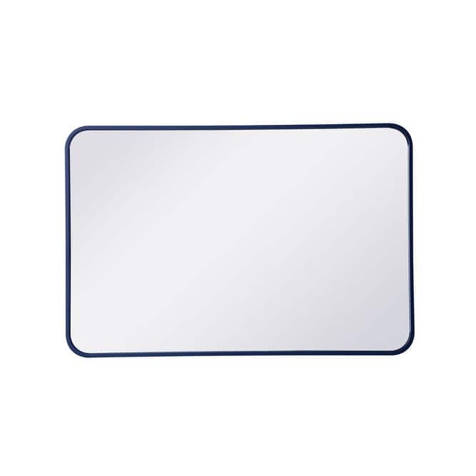 Elegant Lighting MR802436 Evermore 24" W x 36" H Rectangular Framed