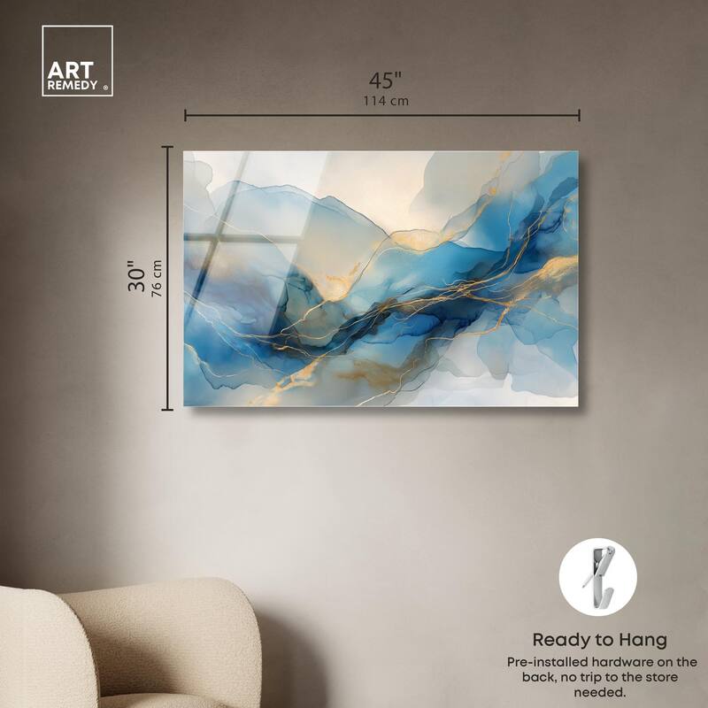 Postmodern Flow II Acrylic by Art Remedy, Ready to Hang