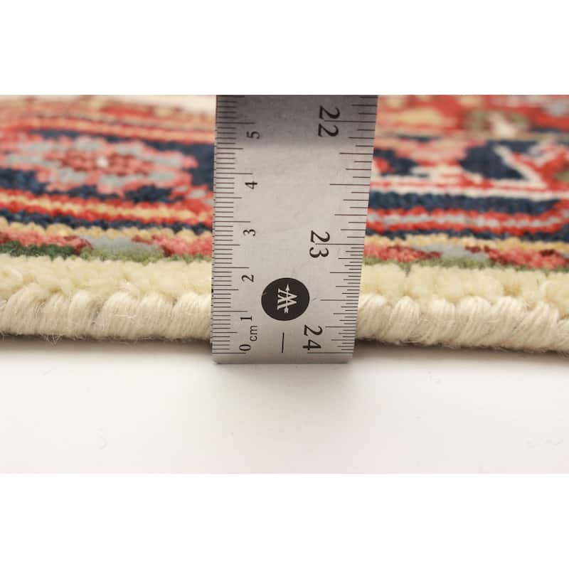 ECARPETGALLERY Hand-knotted Serapi Heritage Cream Wool Rug - 2'7 x 17'8