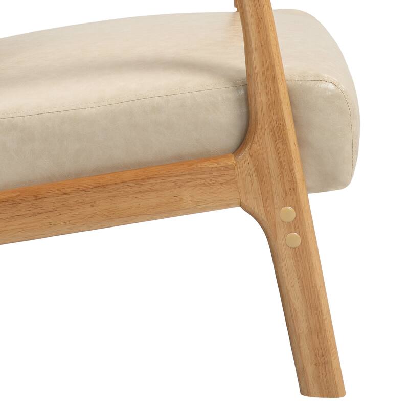 2 Set Mid Century ModernUpholstered Accent Chairs Armchair with Pillow