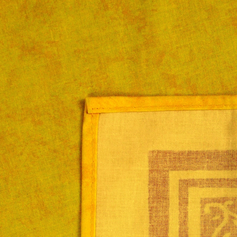 Wipeable Spill Resistant Provencal Cotton Cannes Collection Tablecloth