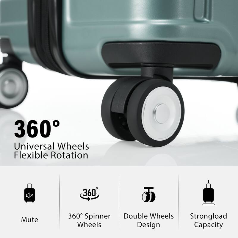 Hardside Luggage Sets Trunk Sets, Expandable Luggages Spinner Suitcase