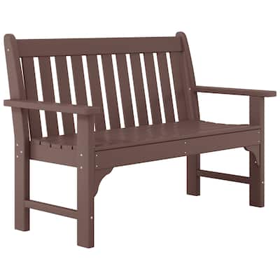 Polytrends Laguna 51" Outdoor Patio 2-Person Garden Bench