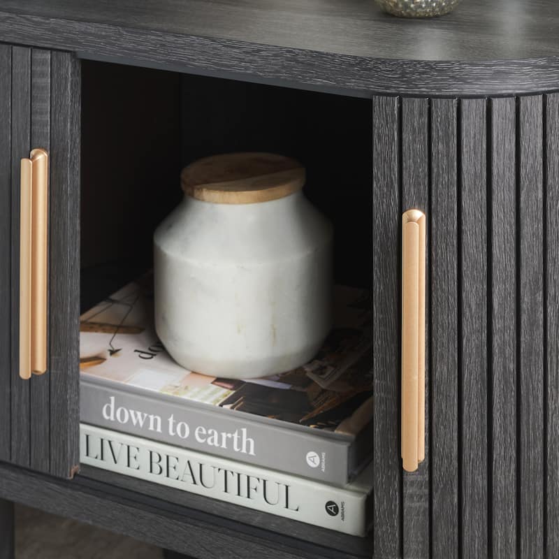 SAFAVIEH Home Tealla 2 Tambour Door Nightstand