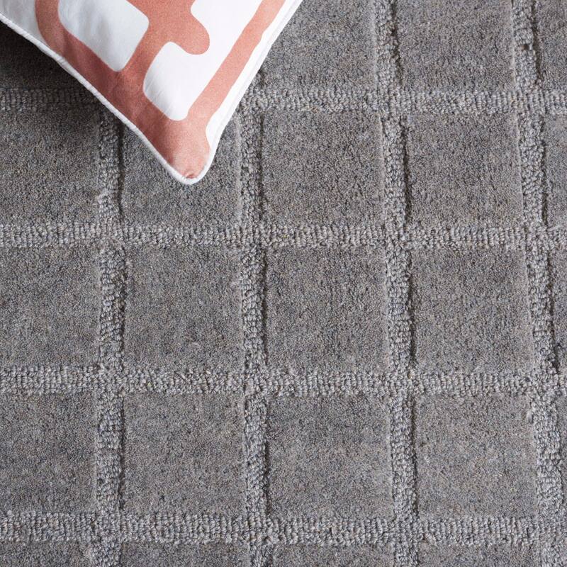 SAFAVIEH Handmade Genre Abstract Trellis Mid-Century Modern Wool Rug