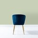 preview thumbnail 66 of 75, HULALA HOME Upholstered Premium Velvet Tufted Dining Chair with Small Base Set of 2