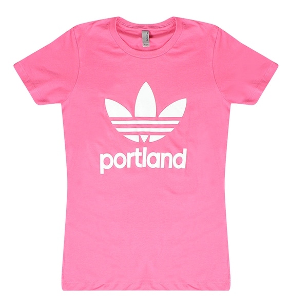 ladies pink adidas t shirt