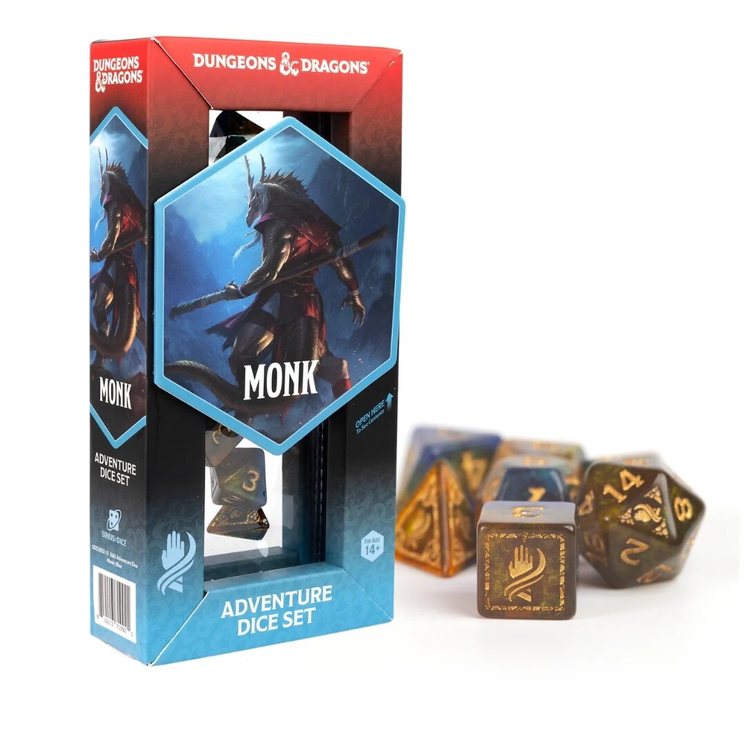Dungeons & Dragons Adventure Dice Set: Monk - Bed Bath & Beyond