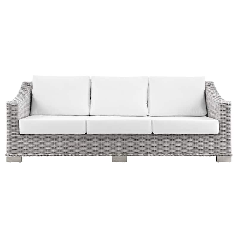 Conway Outdoor Patio Wicker Rattan Sofa