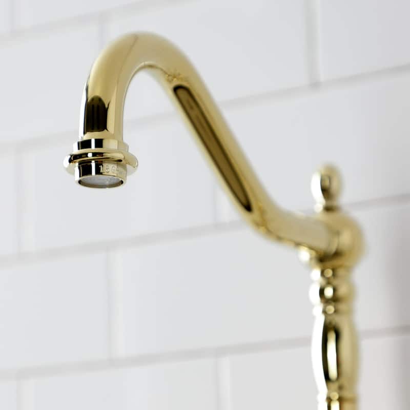 Kingston Brass KS775.PXBS English Country 1.8 GPM Bridge Kitchen