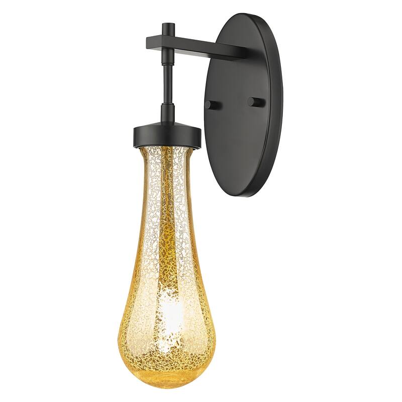 Innovations Lighting 451-1W-G451-4ME Owego 16" Tall Bathroom Sconce - Matte Black