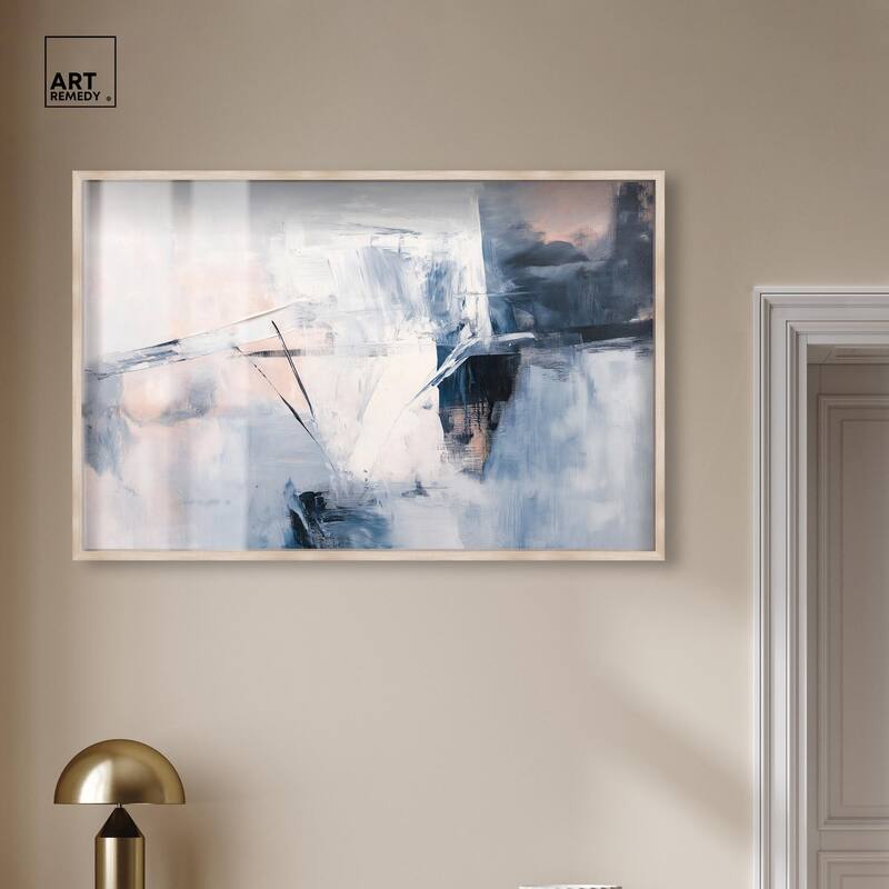 Blue Rapture I Shadowbox by Art Remedy