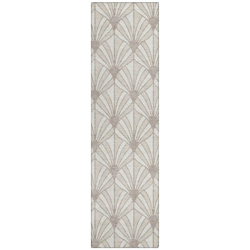 Machine Washable Indoor/ Outdoor Casual Kim Chantille Rug