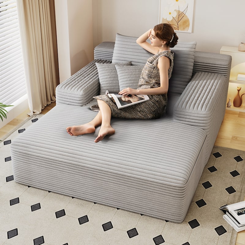 Oversized Upholstered Sofa Bed