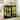 GDFStudio - Antique Storage LED Curio Display Cabinet with Lattice Glass Doors and Adjustable Shelves