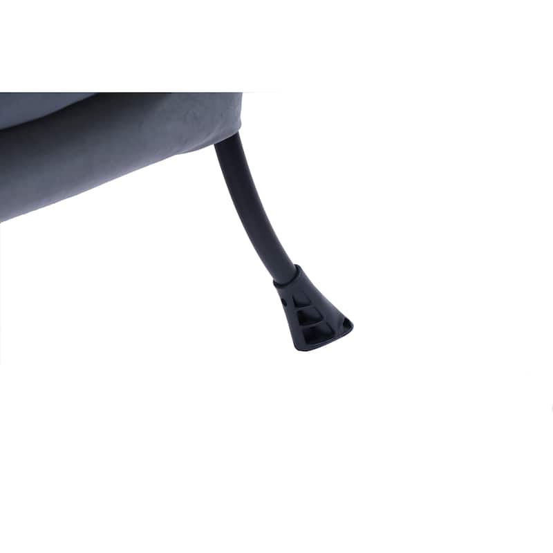 Lazy Sofa Chair with Soft Cushion and Side Pocket for Relaxation