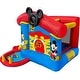 preview thumbnail 7 of 5, Disney Mickey Mouse Bounce House with Slide, Indoor Outdoor Inflatable Bouncy Castle Funhouse Ball Pit for Kids Ages 3-8
