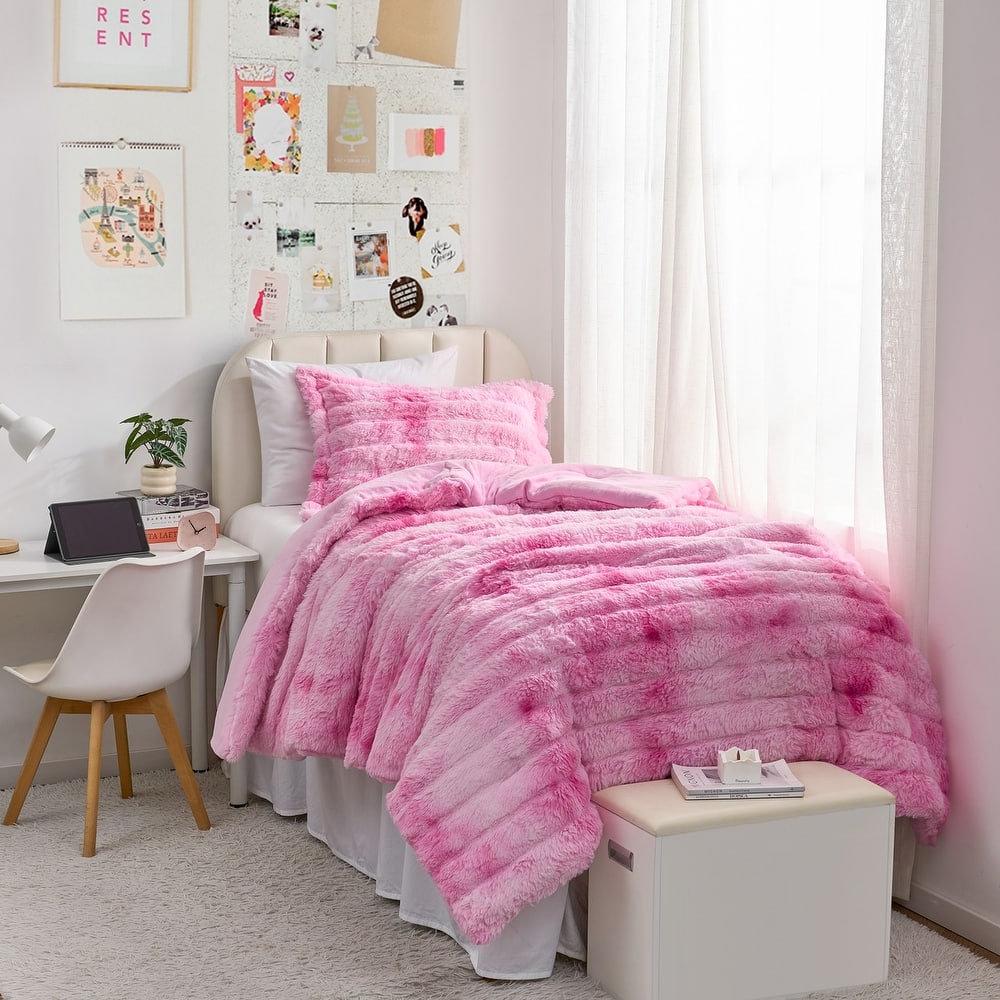 Snowball Chunky Bunny® - Coma Inducer® Comforter Set - Pink Cosmos