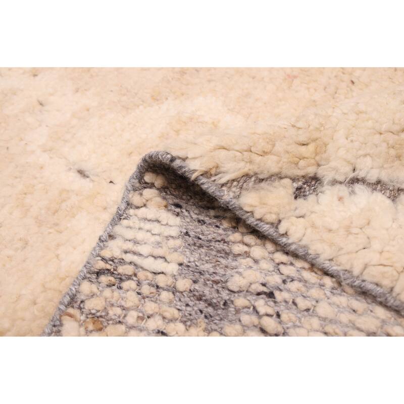 ECARPETGALLERY Hand-knotted Looma Beige Wool Rug - 7'9 x 10'1