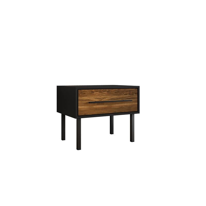 CraftPorch Transitional 1-Drawer Wooden Nightstand