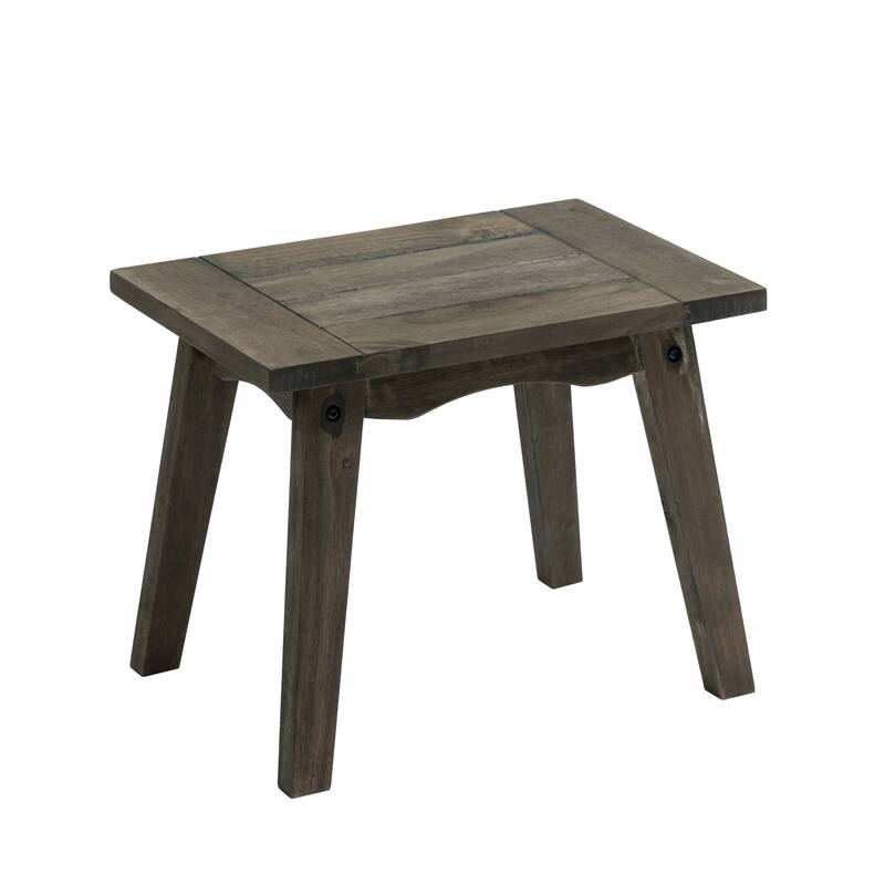 Sectional Wood Furniture 2 Seat Armless Patio Sofa