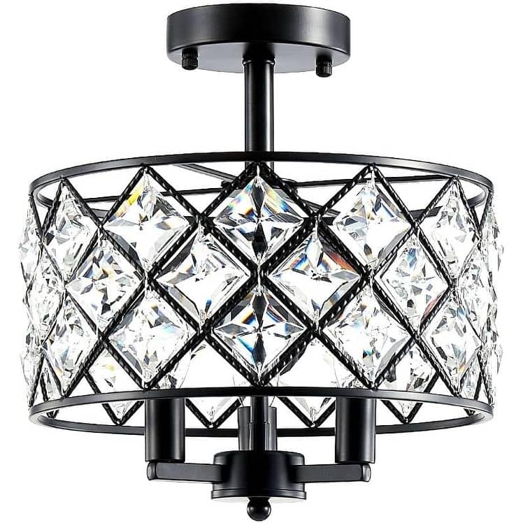3 lights ceiling light black chandelier light metal kitchen light