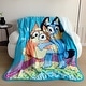 preview thumbnail 4 of 2, Bluey Togetherness Silk Touch Sherpa Throw Blanket
