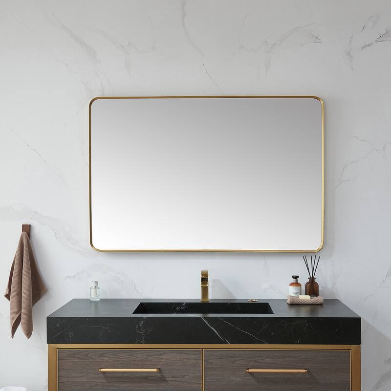 Vinnova Mutriku Rectangle Metal Wall Mirror