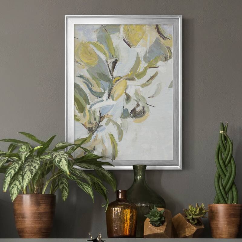 Lemon Pears Premium Framed Canvas - Ready to Hang