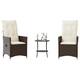 Option Brown and cream Without footrest