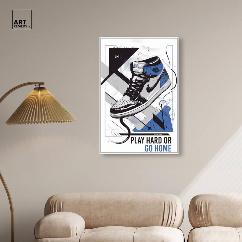 Play Hard Go Home Canvas by Art Remedy