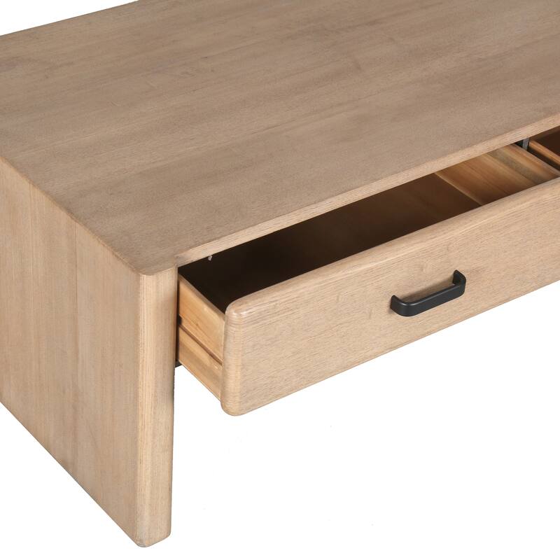 SAFAVIEH Couture Wynnrosa 2-Drawer Coffee Table - 47"W x 24"D x 16"H