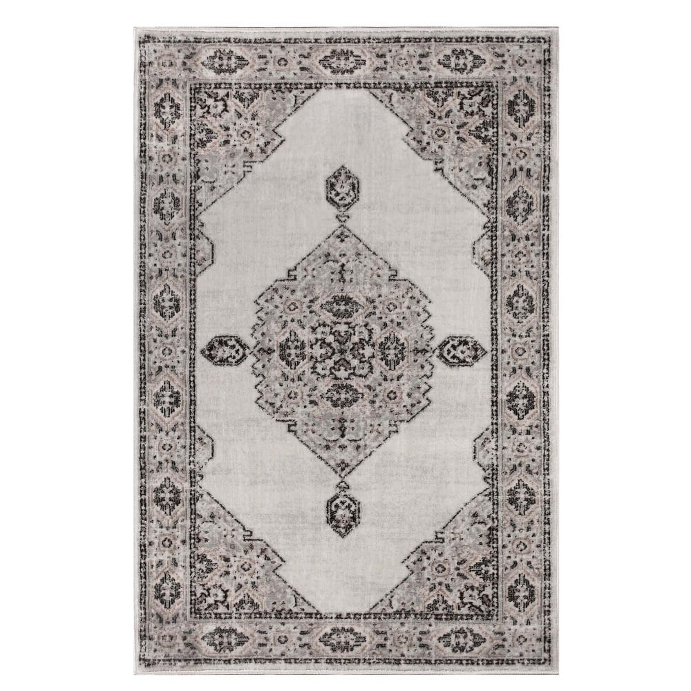 Superior Kailani Modern Farmhouse Medallion Indoor Runner or Area Rug