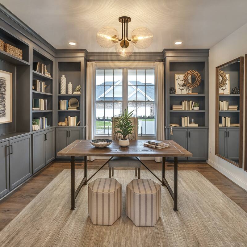 3 - Light 22'' Modern Sputnik Globe Glass Semi Flush Mount Light