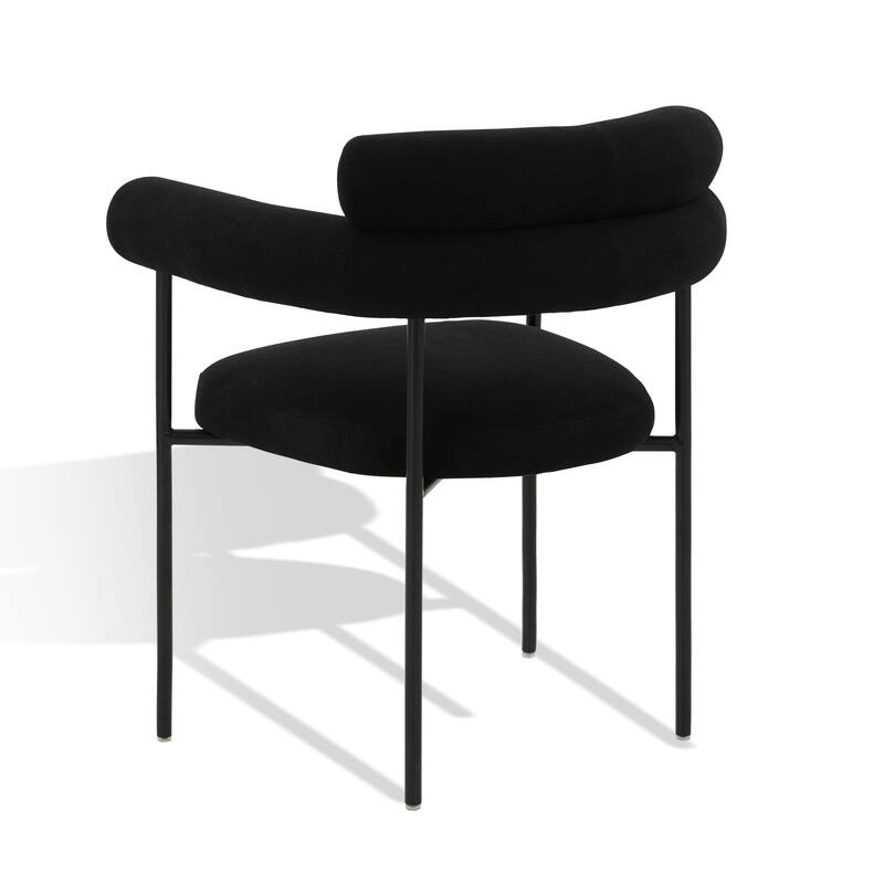 SAFAVIEH Couture Frouwe Curved Back Dining Chair (Fully Assembled) - 26Wx21Dx30H