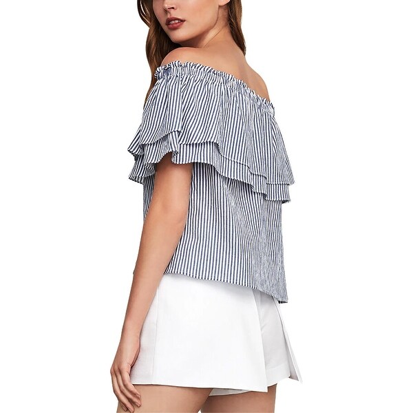 bcbg off the shoulder top