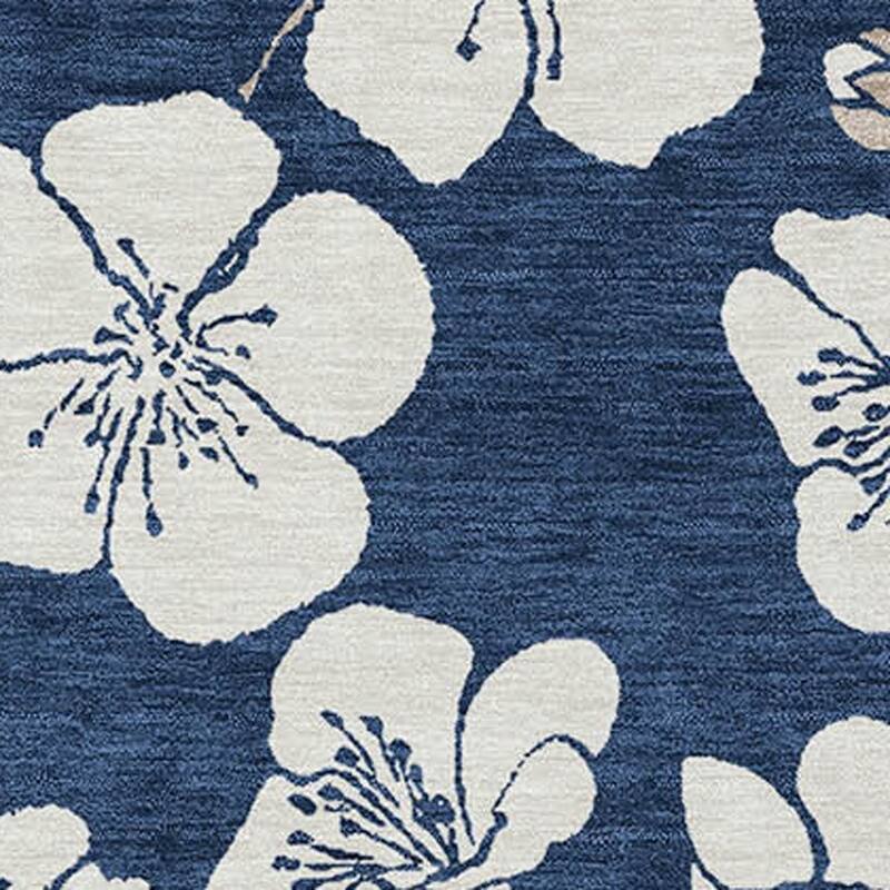 HomeRoots Floral Transitional Rectangle Outdoor Rug