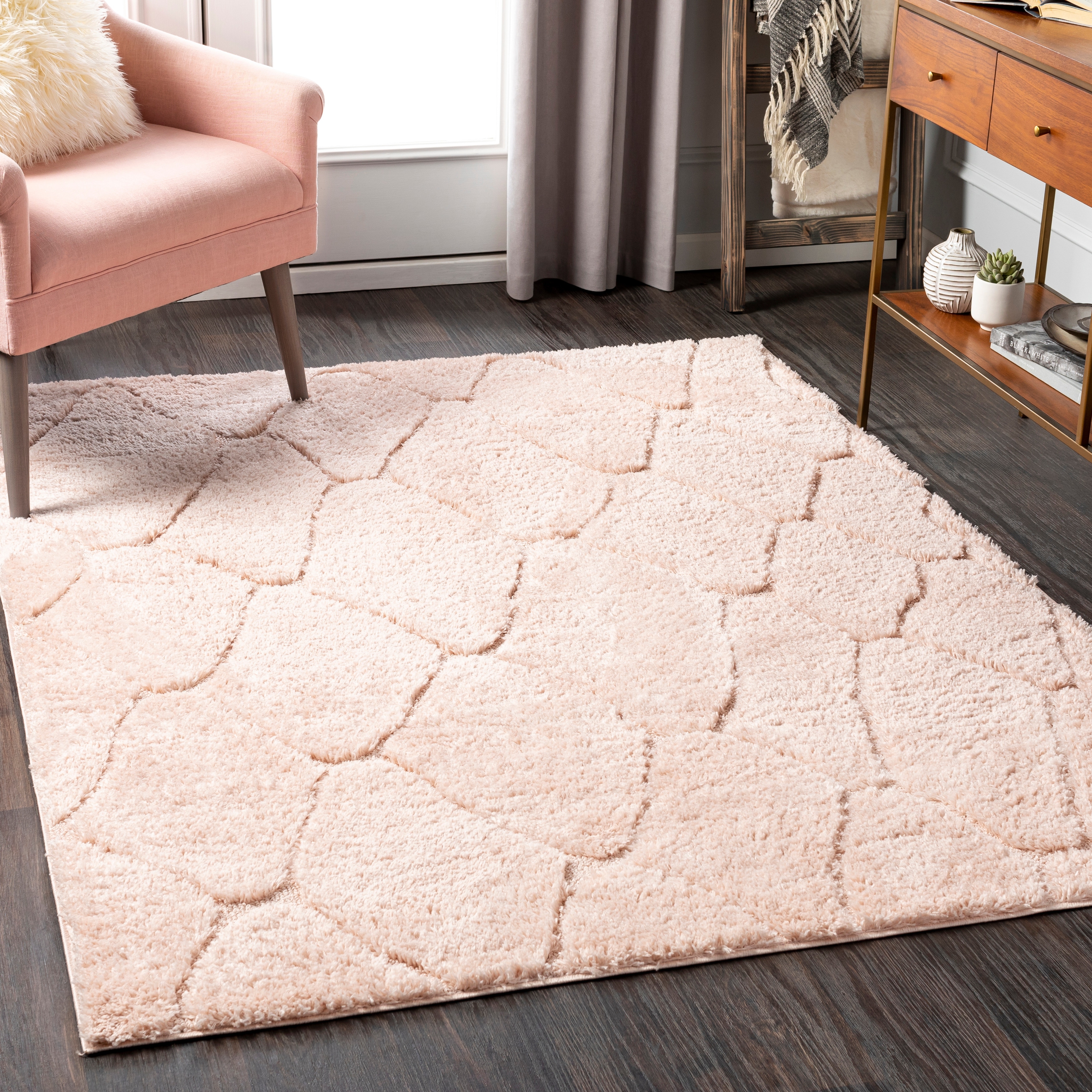 Plush top area rugs