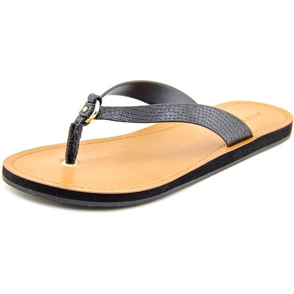 aldo black flip flops