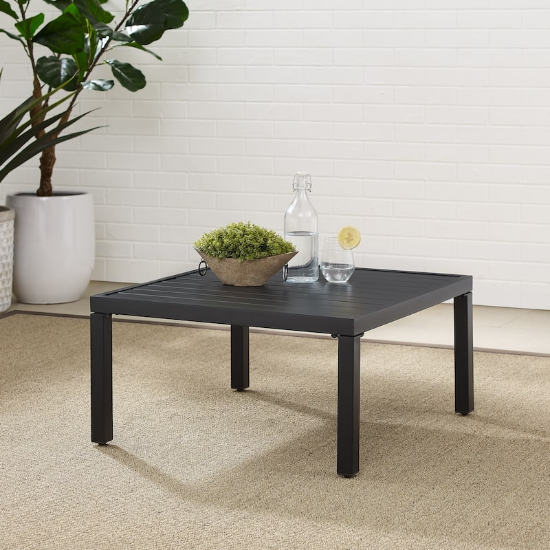 Crosley Piermont Outdoor Metal Sectional Coffee Table - 28.5"x28.5"x14.5"