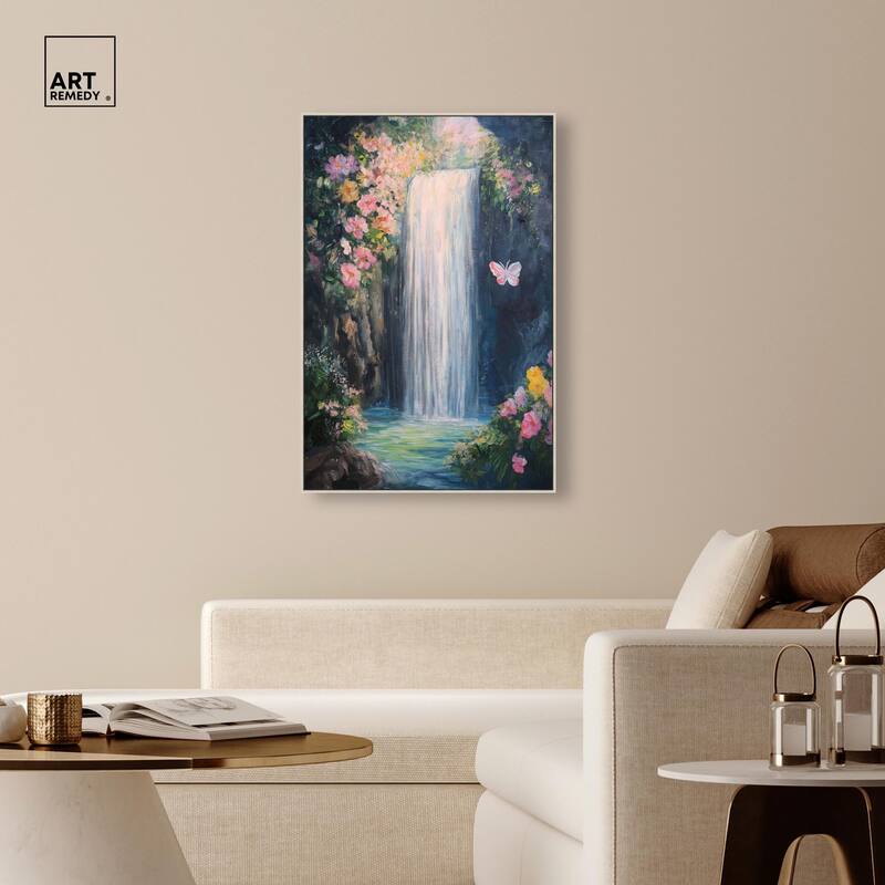 Hidden Falls I Canvas by Art Remedy