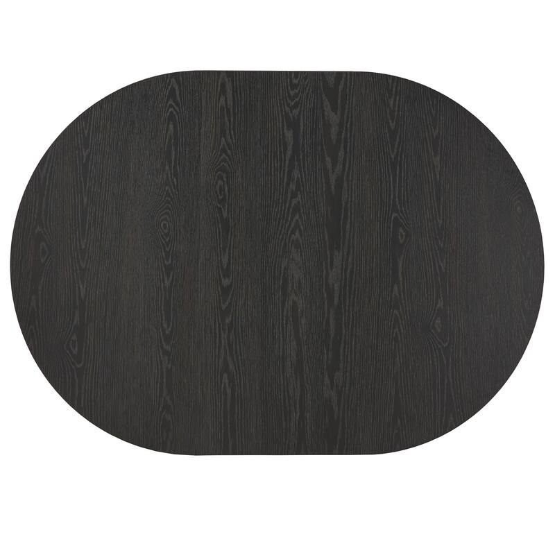 Harstad Wood Finish Extendable Round Dining Table by iNSPIRE Q Modern