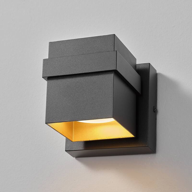 Globe Electric 91005232 Yvie 5" Tall Outdoor Wall Sconce