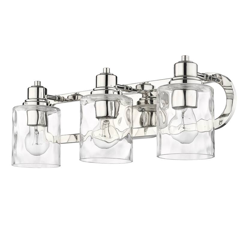 Lumley 3-light Bath/ Vanity Fixture w/ Optic Glass
