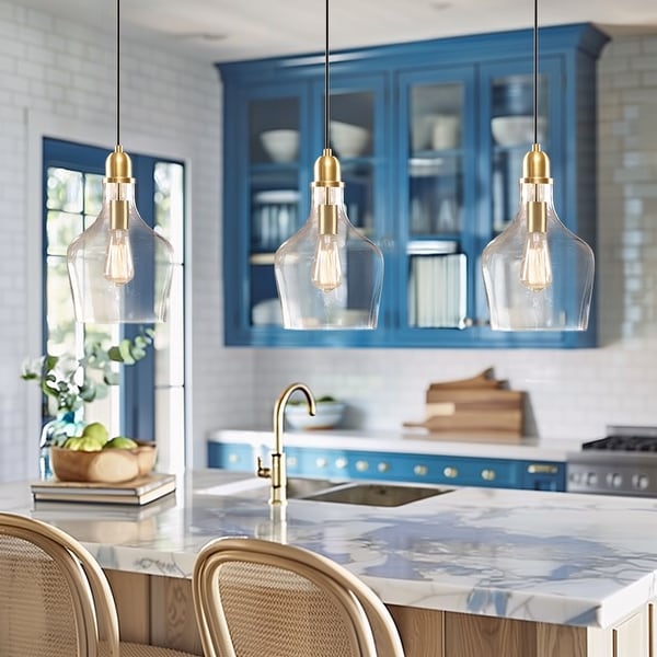 Beveled glass pendant lights discount