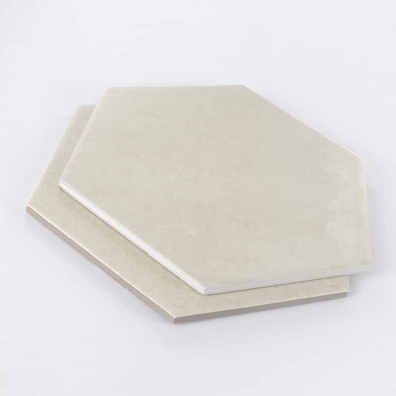 Arcadian Hexagon 9 in. x 10 in. Glazed Porcelain Wall and Floor Tile