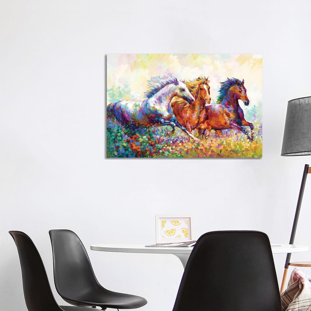 iCanvas "Running Free II" by Leon Devenice Canvas Print