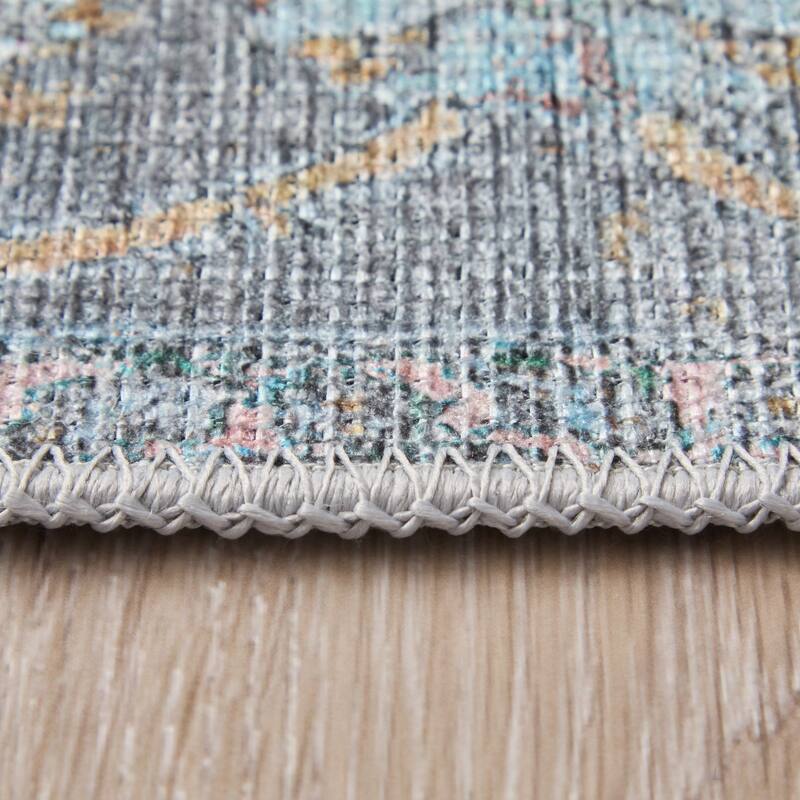 Grand Bazaar Prescott Machine Made Medallion Transitional Area Rug