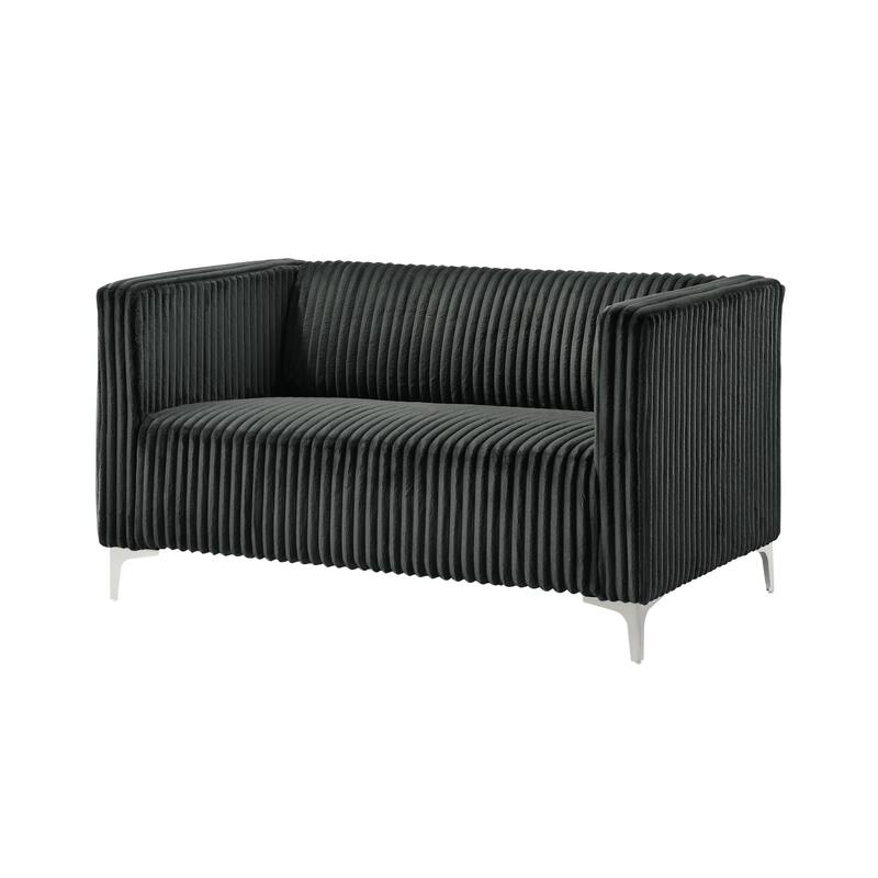 Clayfell Gavin Velvet Square Arm Living Room Set